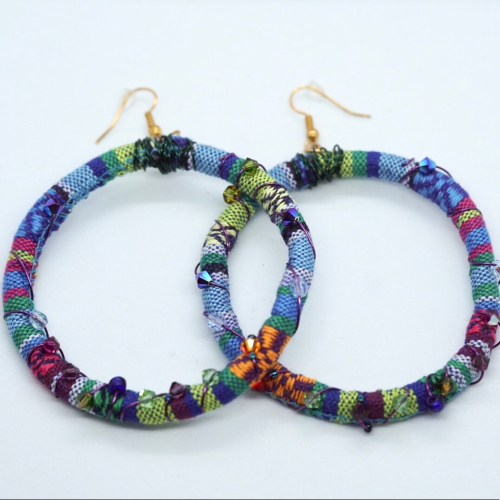 90s Big Statement Hoops Gold Plated Earrings